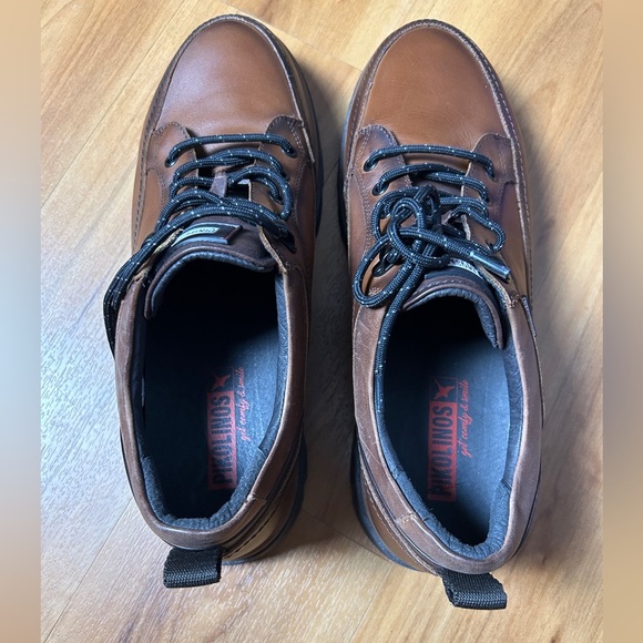 Pikolinos Brown Leather Oxfords with Comfort Sole‎ main image 13
